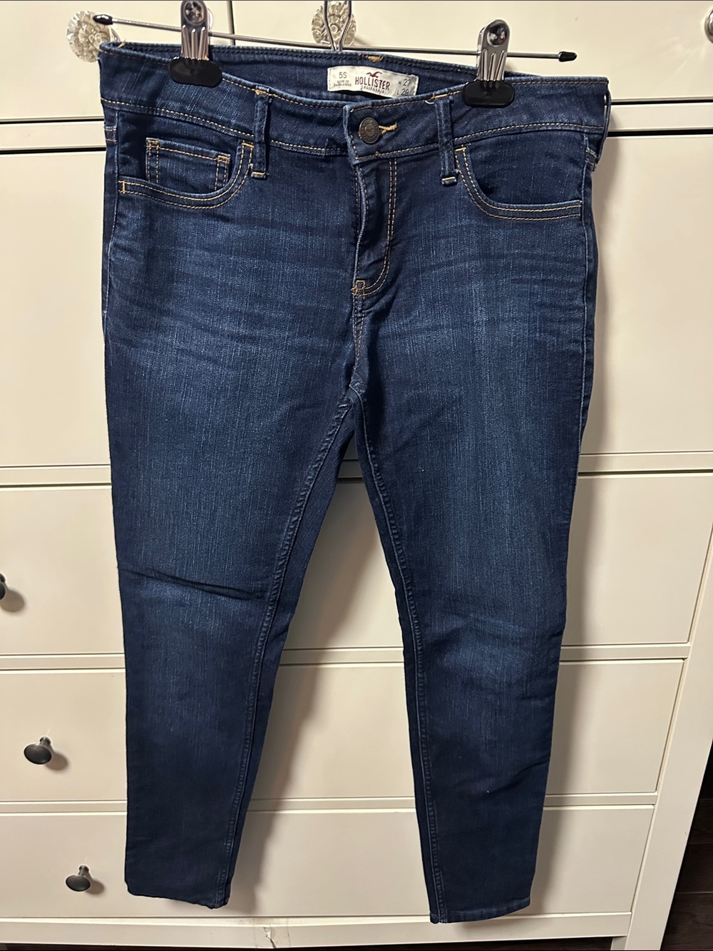 Hollister Women's Indigo Stretch Skinny Jeans